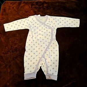 NWT Under The Nile One Piece baby romper, footie.  Organic cotton
